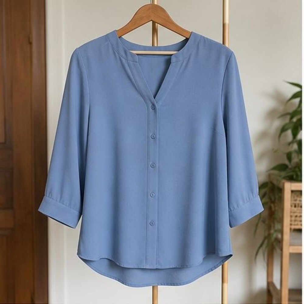 Blue Tunic Blouse